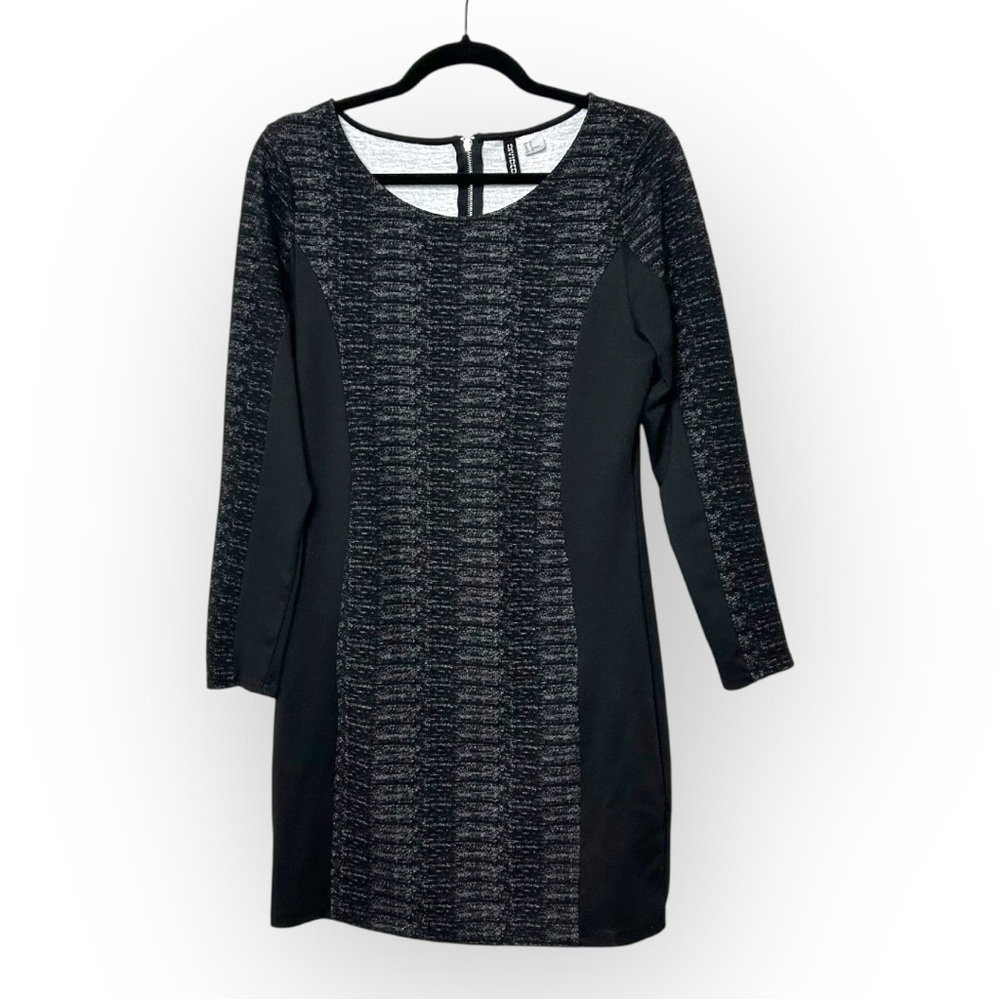 H&M Divided Black Long Sleeve Dress 14
